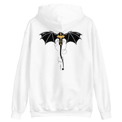 Violet Sorrengail Dragon Relic Hoodie - The Bean Workshop - fourth wing, hoodie, rebecca yarros, violet sorrengail