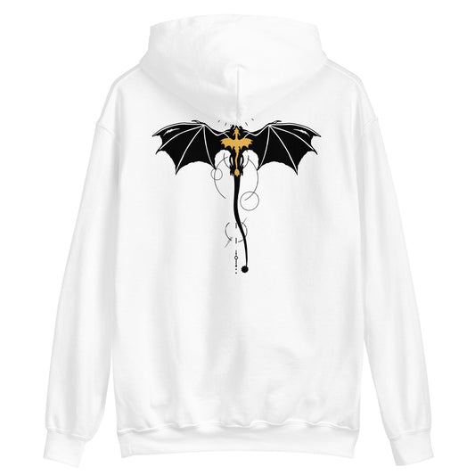 Violet Sorrengail Dragon Relic Hoodie - The Bean Workshop - fourth wing, hoodie, rebecca yarros, violet sorrengail