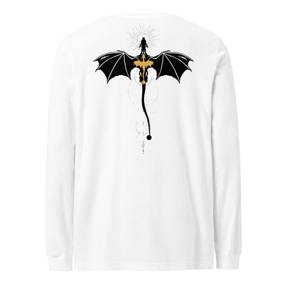 Violet Sorrengail Dragon Relic Long Sleeve T-shirt - The Bean Workshop - fourth wing, long sleeve, rebecca yarros, violet sorrengail