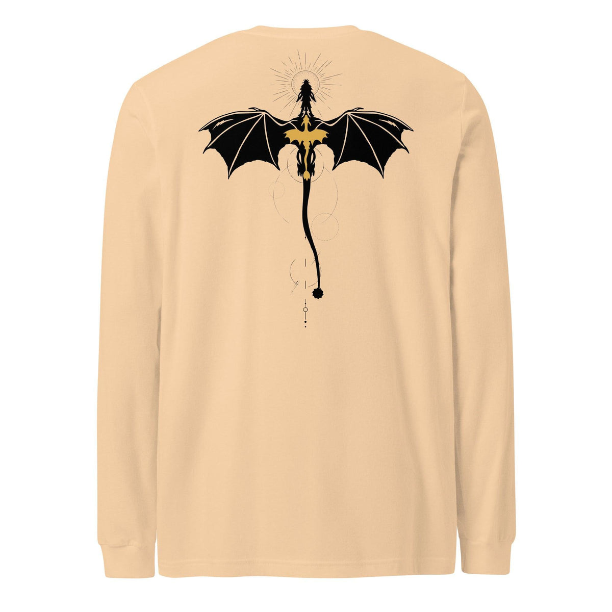 Violet Sorrengail Dragon Relic Long Sleeve T-shirt - The Bean Workshop - fourth wing, long sleeve, rebecca yarros, violet sorrengail