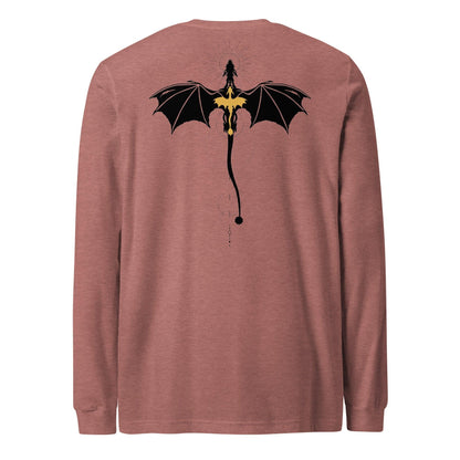 Violet Sorrengail Dragon Relic Long Sleeve T-shirt - The Bean Workshop - fourth wing, long sleeve, rebecca yarros, violet sorrengail