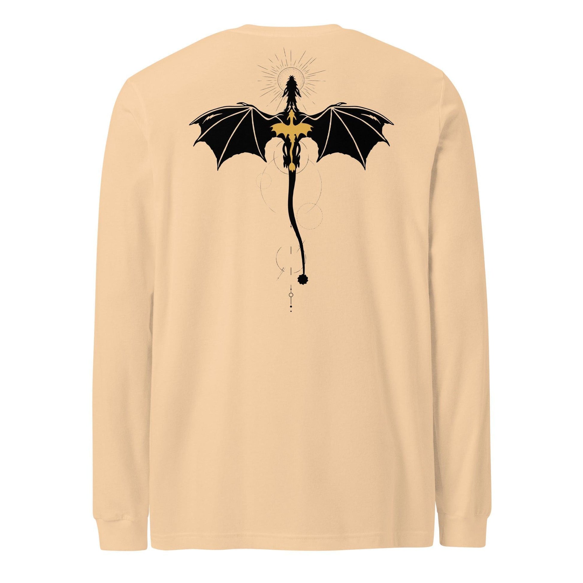 Violet Sorrengail Dragon Relic Long Sleeve T-shirt - The Bean Workshop - fourth wing, long sleeve, rebecca yarros, violet sorrengail