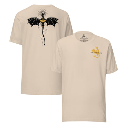 Violet Sorrengail Dragon Relic T-shirt - The Bean Workshop - fourth wing, rebecca yarros, t-shirt, violet sorrengail
