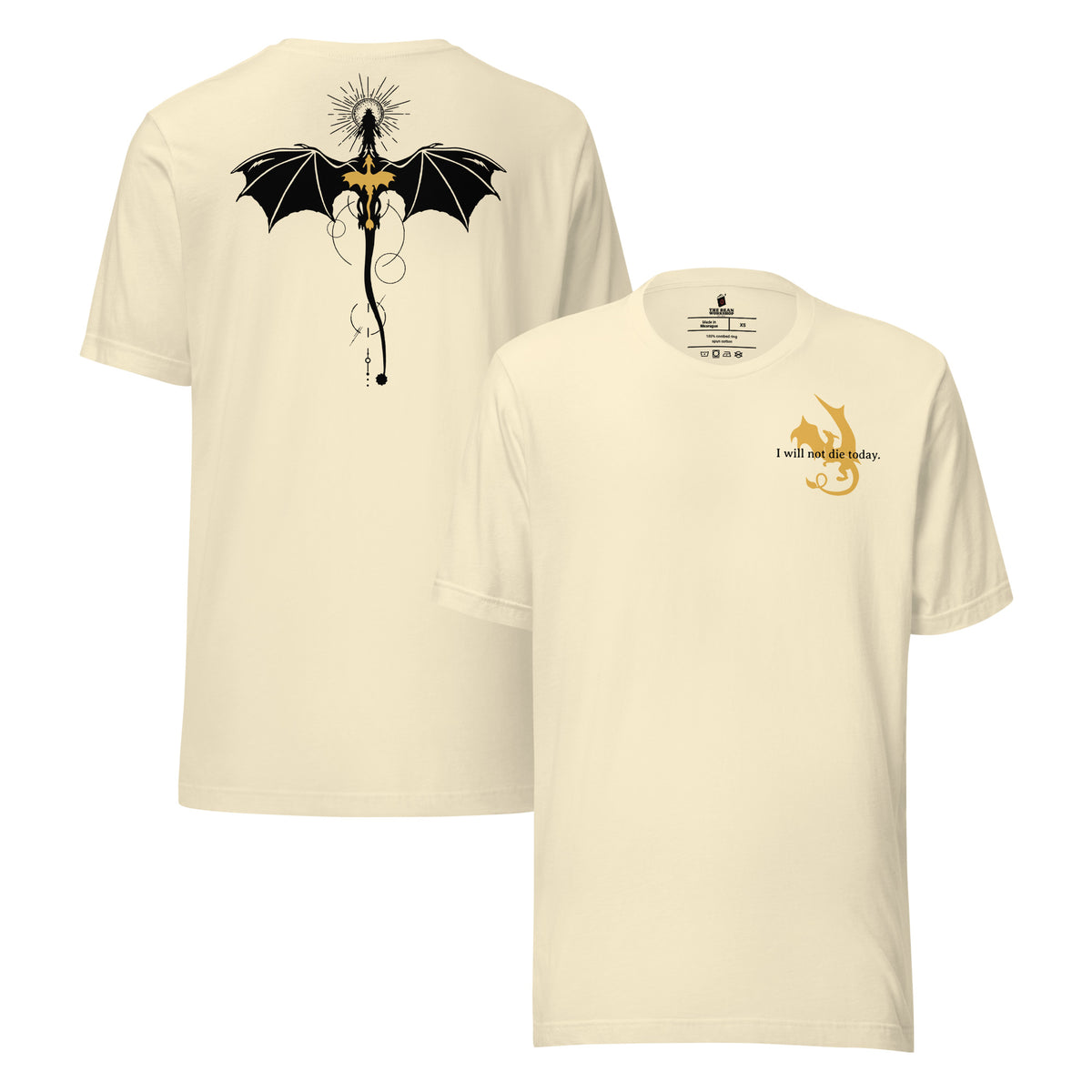 Violet Sorrengail Dragon Relic T-shirt - The Bean Workshop - fourth wing, rebecca yarros, t-shirt, violet sorrengail