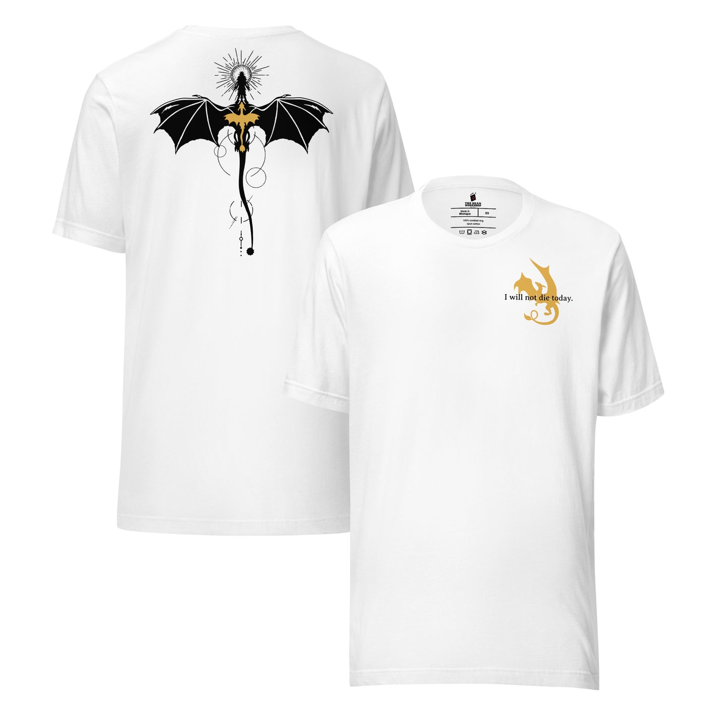 Violet Sorrengail Dragon Relic T-shirt - The Bean Workshop - fourth wing, rebecca yarros, t-shirt, violet sorrengail