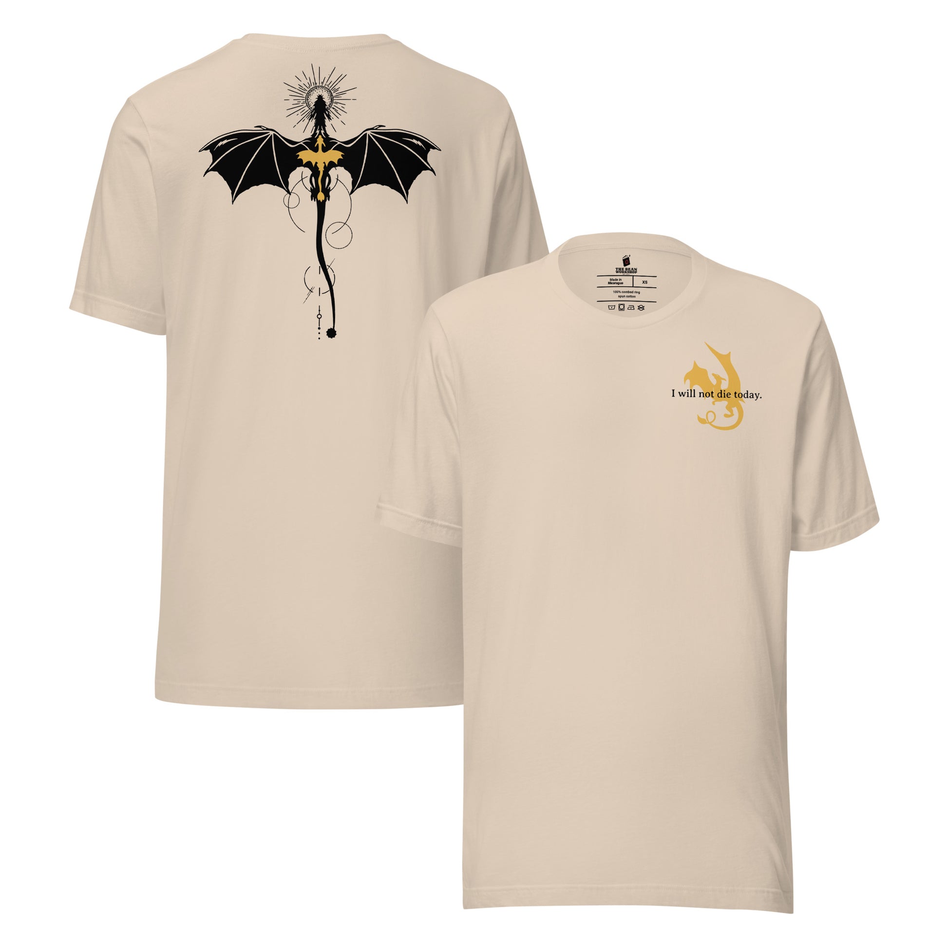 Violet Sorrengail Dragon Relic T-shirt - The Bean Workshop - fourth wing, rebecca yarros, t-shirt, violet sorrengail