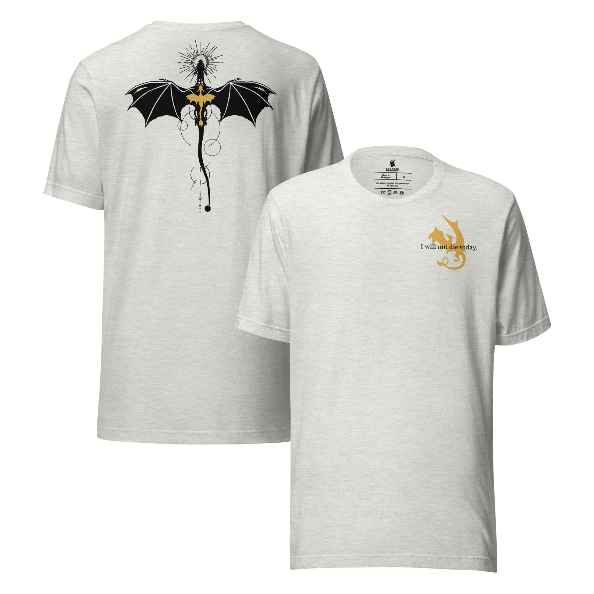 Violet Sorrengail Dragon Relic T-shirt - The Bean Workshop - fourth wing, rebecca yarros, t-shirt, violet sorrengail