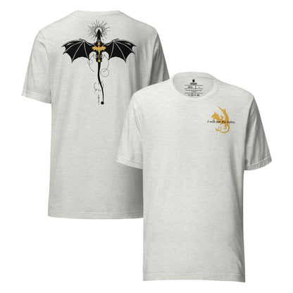 Violet Sorrengail Dragon Relic T-shirt - The Bean Workshop - fourth wing, rebecca yarros, t-shirt, violet sorrengail