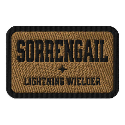 Violet Sorrengail Embroidered Name Tag - The Bean Workshop - embroidered, fourth wing, patch, rebecca yarros, violet sorrengail