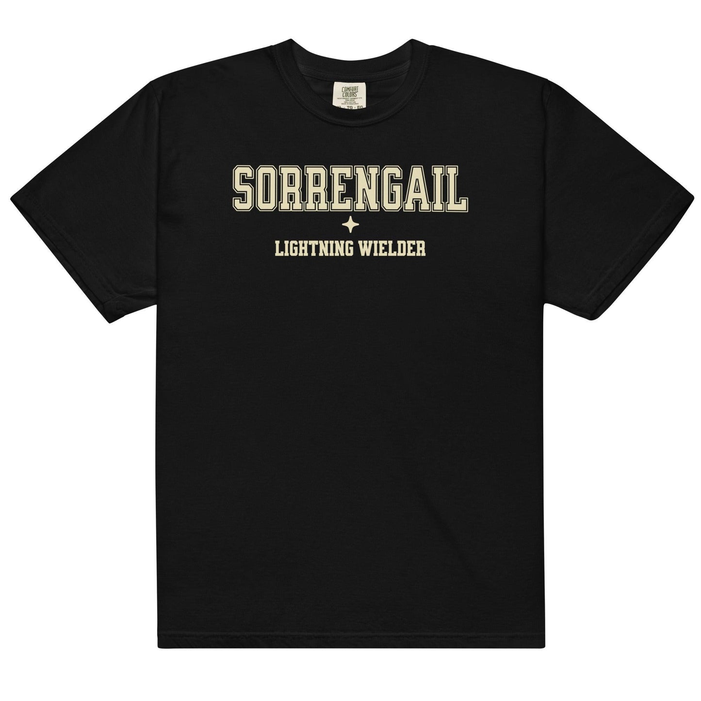 Violet Sorrengail Lightning Wielder Tee Shirt - The Bean Workshop - box tee, fourth wing, rebecca yarros, violet sorrengail