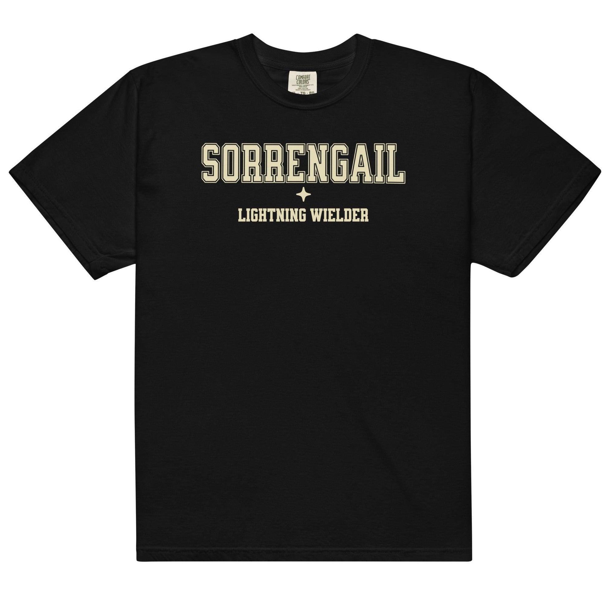 Violet Sorrengail Lightning Wielder Tee Shirt - The Bean Workshop - box tee, fourth wing, rebecca yarros, violet sorrengail