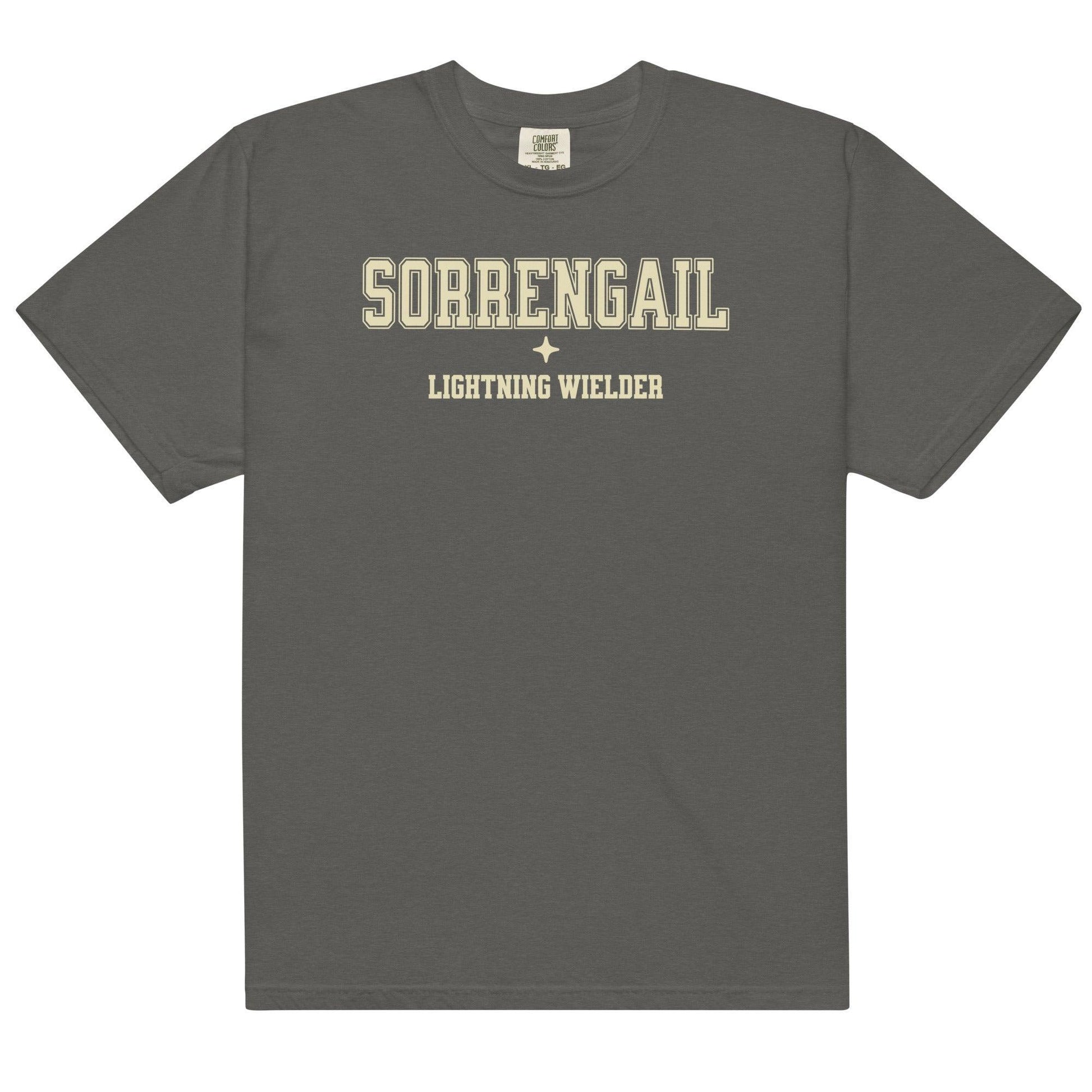 Violet Sorrengail Lightning Wielder Tee Shirt - The Bean Workshop - box tee, fourth wing, rebecca yarros, violet sorrengail