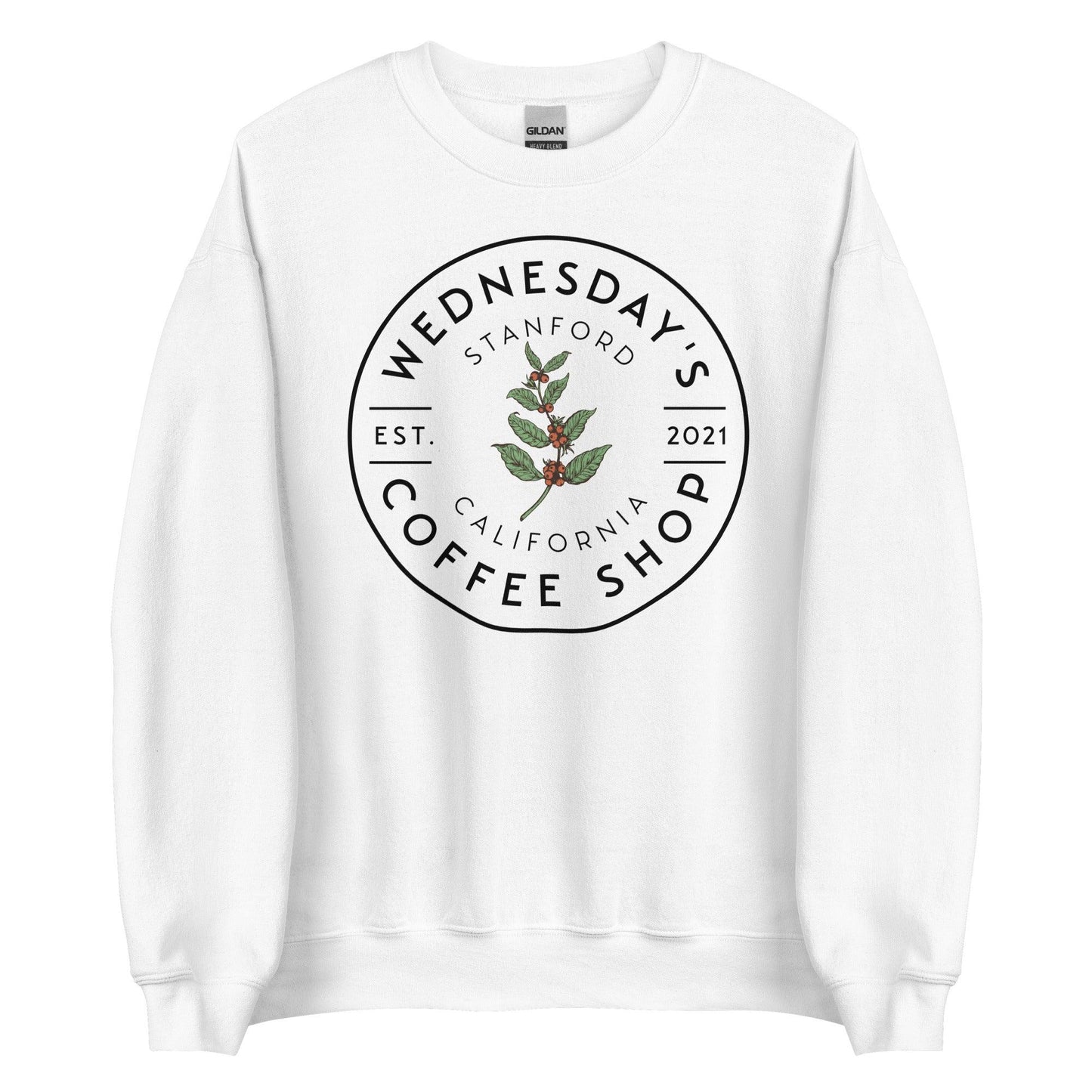 Wednesday's Coffee Shop Sweater - The Bean Workshop - adam carlsen, ali hazelwood, olive smith, sweatshirt, the love hypothesis