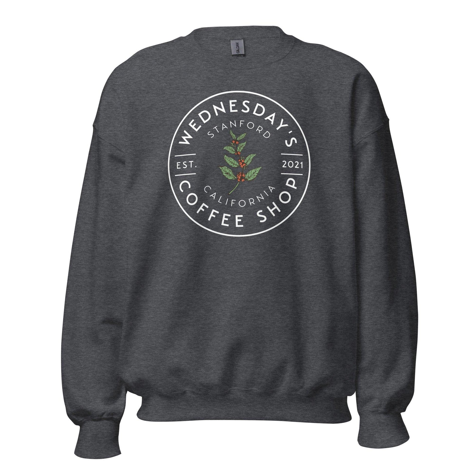 Wednesday's Coffee Shop Sweatshirt - The Bean Workshop - adam carlsen, ali hazelwood, hoodie, olive smith, the love hypothesis