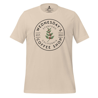 Wednesday's Coffee Shop T-Shirt - The Bean Workshop - adam carlsen, ali hazelwood, olive smith, t-shirt, the love hypothesis