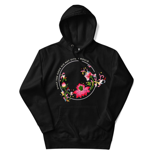 What The Gods Did Not Give, I Would Take Premium Hoodie - The Bean Workshop - Book lover gift idea, Bookish aesthetic, Celestial Kingdom, Fantasy rebellion quote, hoodie, Immortal, Liyen, Romantasy quote shirt, Strong woman book apparel, Sue Lynn Tan