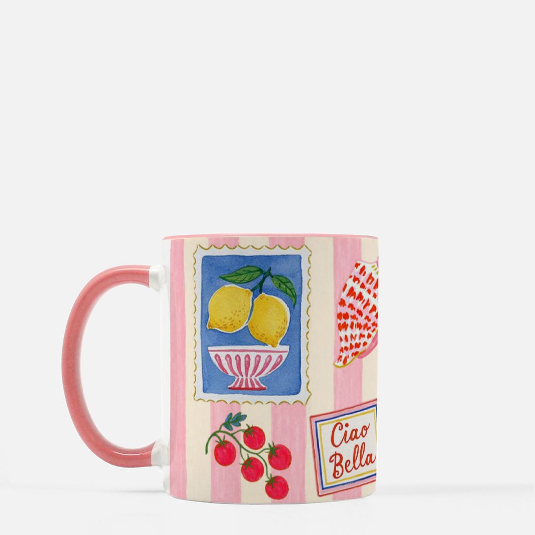 Where Your Emails Find Me Pink Ceramic Mug