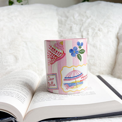 Where Your Emails Find Me Pink Ceramic Mug