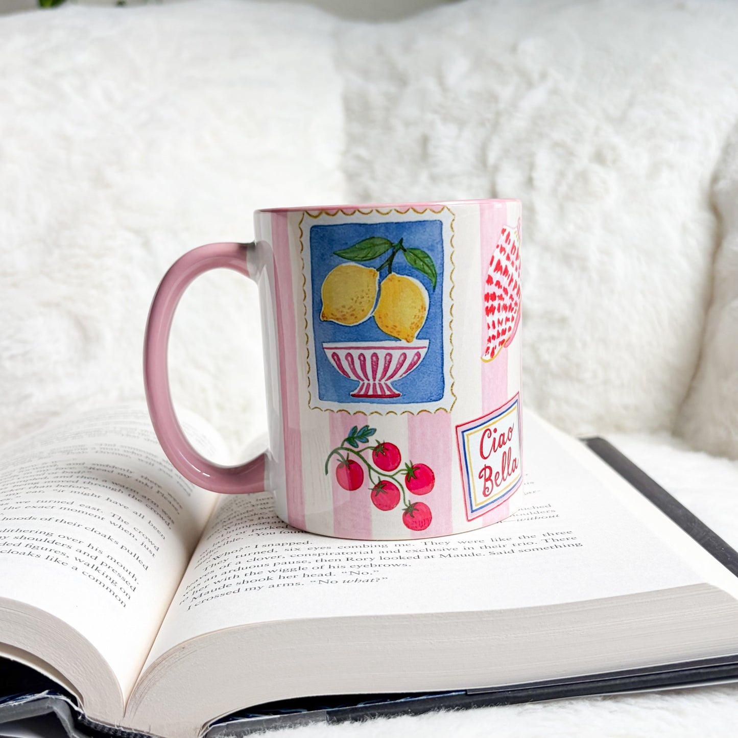 Where Your Emails Find Me Pink Ceramic Mug