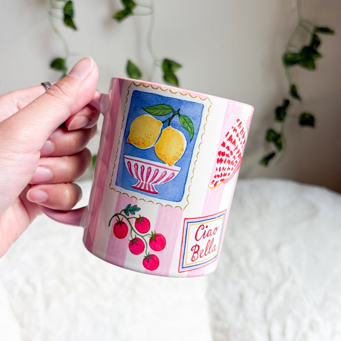 Where Your Emails Find Me Pink Ceramic Mug