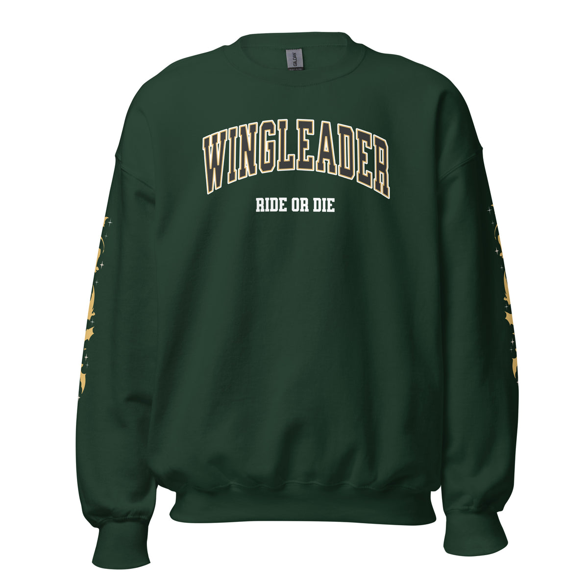 Wingleader Ride or Die Sweatshirt - The Bean Workshop - fourth wing, iron flame, onyx storm, rebecca yarros, sweater, sweatshirt