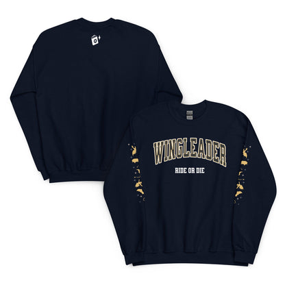 Wingleader Ride or Die Sweatshirt - The Bean Workshop - fourth wing, iron flame, onyx storm, rebecca yarros, sweater, sweatshirt