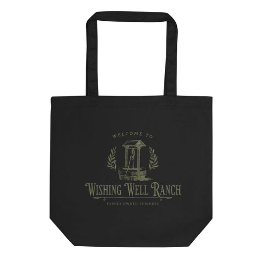 Wishing Well Ranch Organic Cotton Twill Tote Bag - The Bean Workshop - book tote bag, Chestnut Springs, Elsie Silver, reading gift, tote bag, Wishing Well Ranch