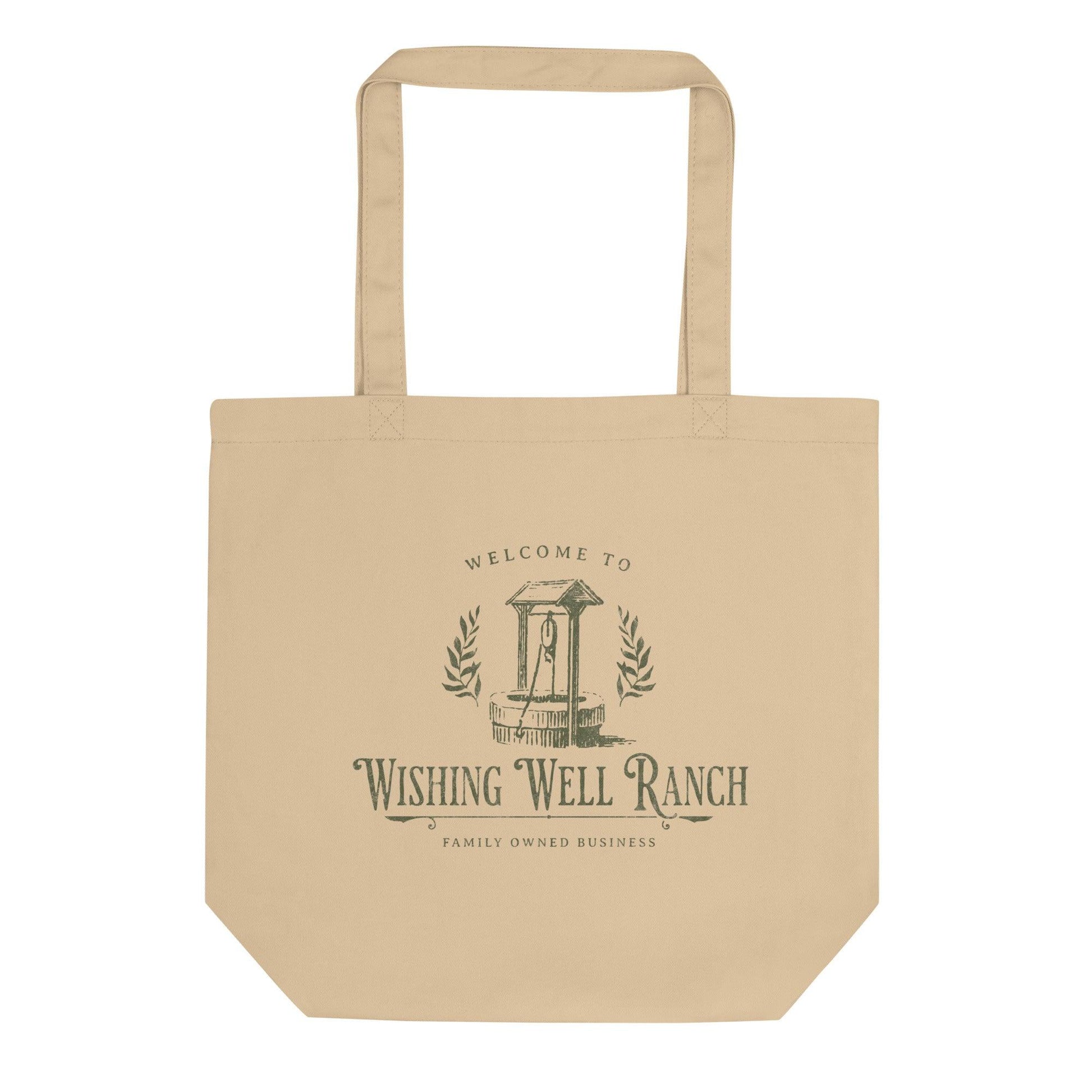 Wishing Well Ranch Organic Cotton Twill Tote Bag - The Bean Workshop - book tote bag, Chestnut Springs, Elsie Silver, reading gift, tote bag, Wishing Well Ranch