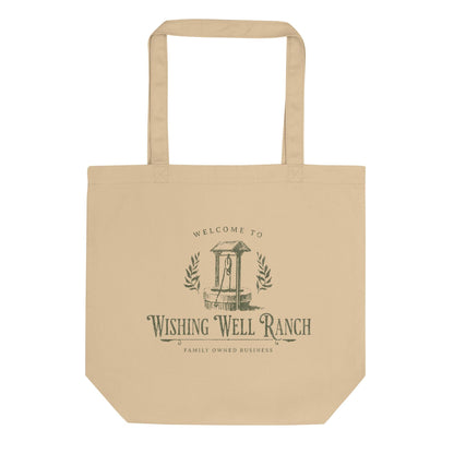 Wishing Well Ranch Organic Cotton Twill Tote Bag - The Bean Workshop - book tote bag, Chestnut Springs, Elsie Silver, reading gift, tote bag, Wishing Well Ranch