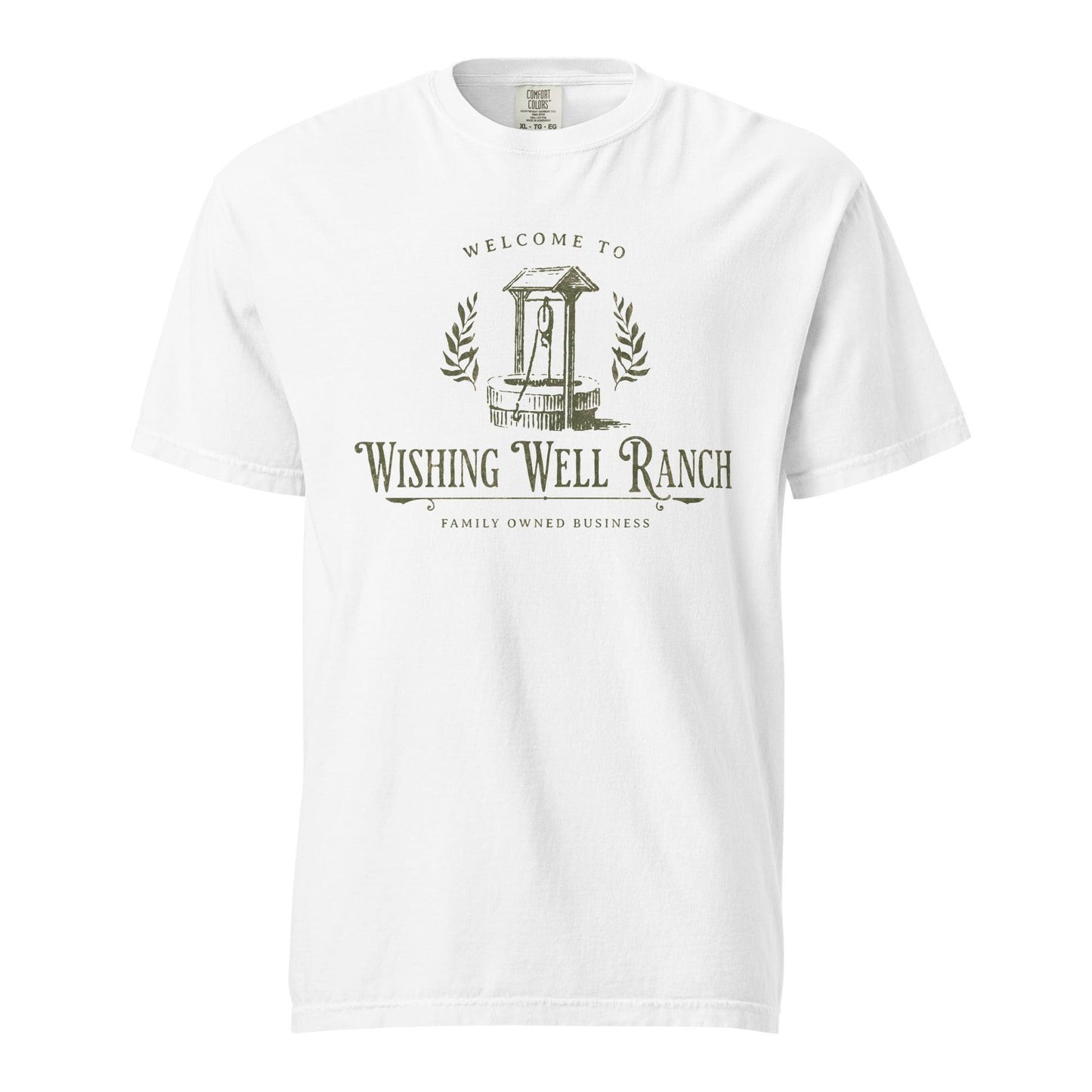 Wishing Well Ranch Tee Shirt - The Bean Workshop - beau eaton, box tee, cade eaton, chestnut springs, elsie silver, hopeless, theo silva