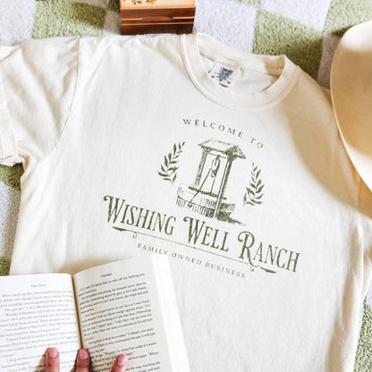 Wishing Well Ranch Tee Shirt - The Bean Workshop - beau eaton, box tee, cade eaton, chestnut springs, elsie silver, hopeless, theo silva
