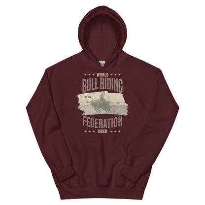 World Bull Riding Federation Rider Hoodie - The Bean Workshop - chestnut springs, elsie silver, hoodie, reckless, theo silva