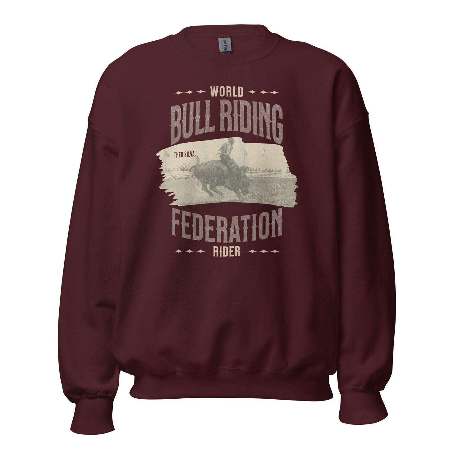 World Bull Riding Federation Rider Sweatshirt - The Bean Workshop - chestnut springs, elsie silver, reckless, sweater, sweatshirt, theo silva