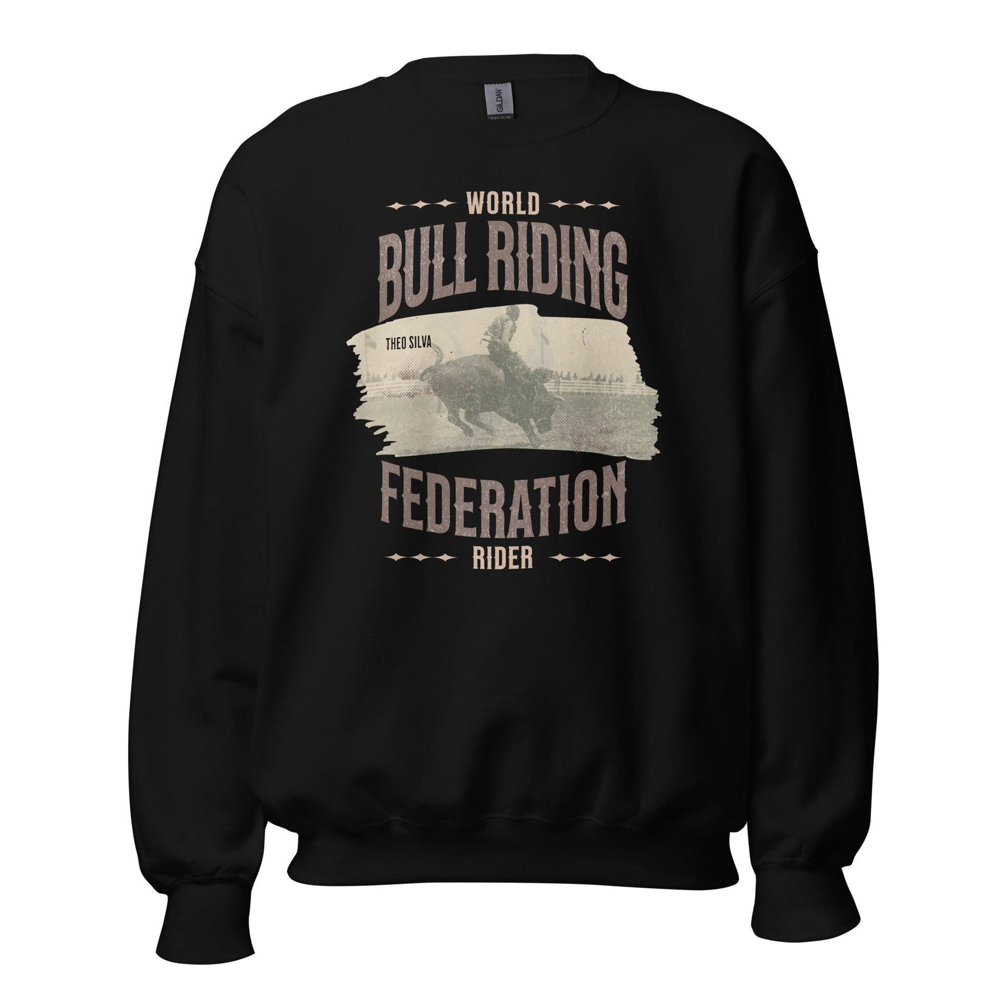 World Bull Riding Federation Rider Sweatshirt - The Bean Workshop - chestnut springs, elsie silver, reckless, sweater, sweatshirt, theo silva