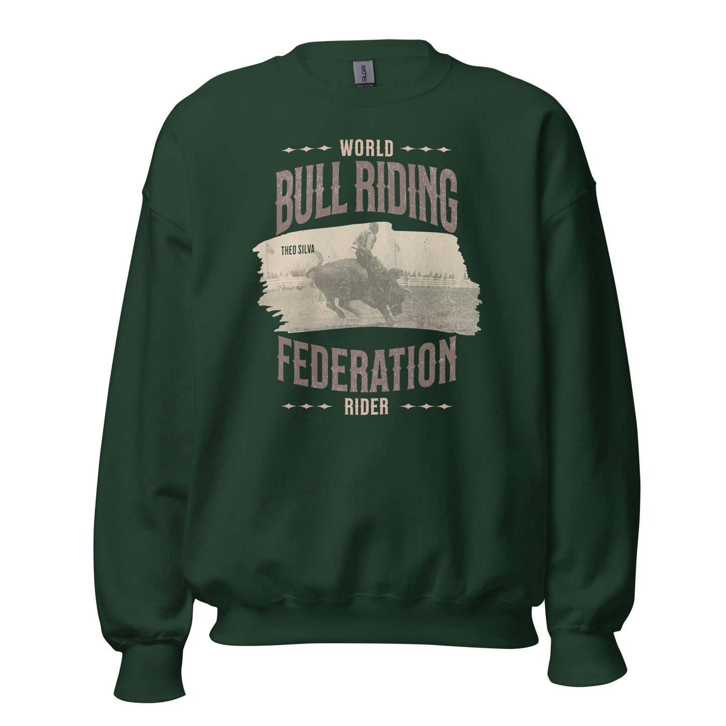 World Bull Riding Federation Rider Sweatshirt - The Bean Workshop - chestnut springs, elsie silver, reckless, sweater, sweatshirt, theo silva