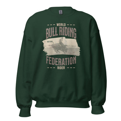 World Bull Riding Federation Rider Sweatshirt - The Bean Workshop - chestnut springs, elsie silver, reckless, sweater, sweatshirt, theo silva