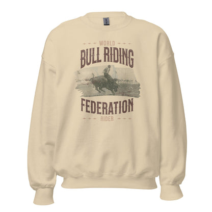 World Bull Riding Federation Rider Sweatshirt - The Bean Workshop - chestnut springs, elsie silver, reckless, sweater, sweatshirt, theo silva