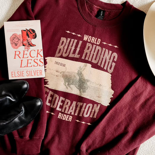 World Bull Riding Federation Rider Sweatshirt - The Bean Workshop - chestnut springs, elsie silver, reckless, sweater, sweatshirt, theo silva