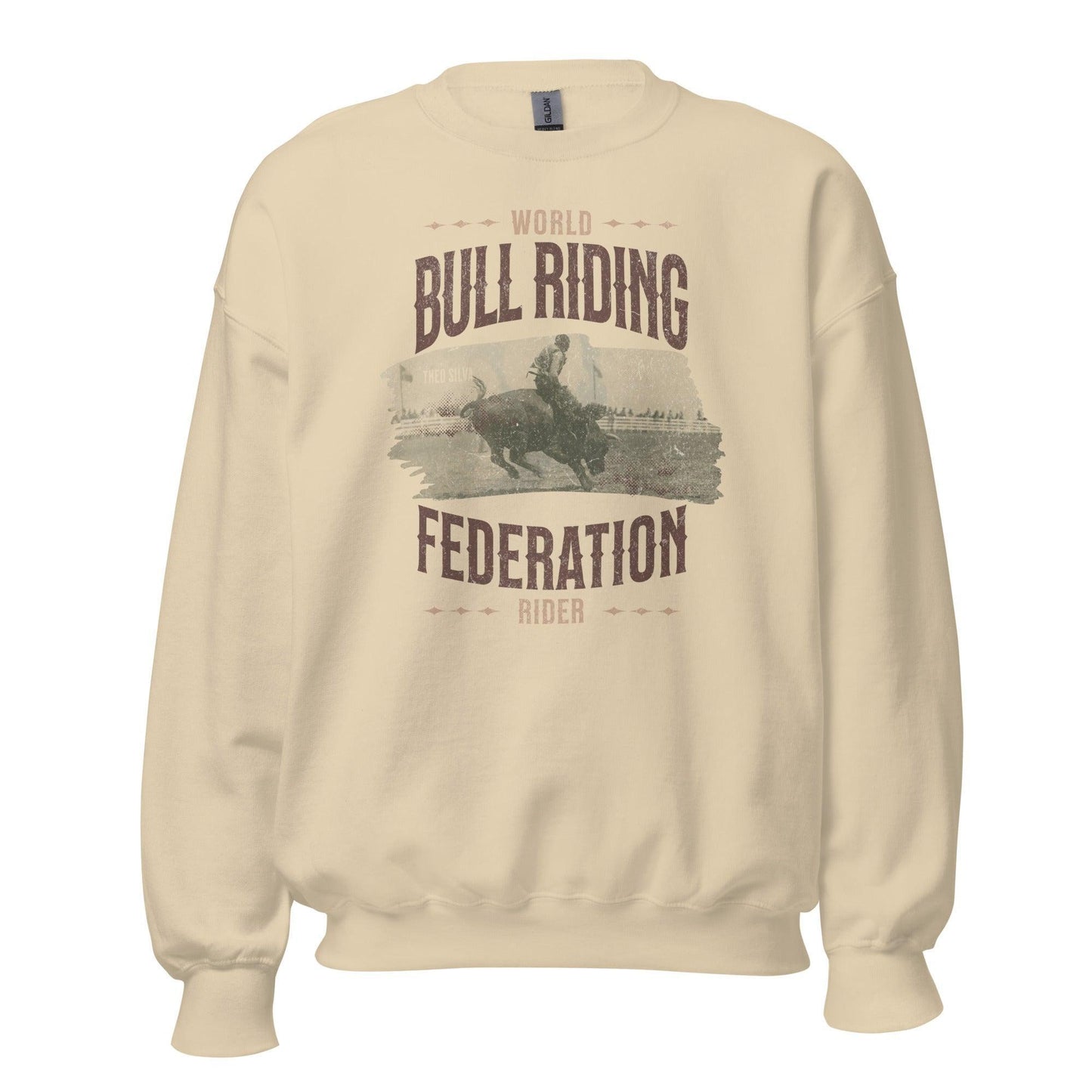 World Bull Riding Federation Rider Sweatshirt - The Bean Workshop - chestnut springs, elsie silver, reckless, sweater, sweatshirt, theo silva