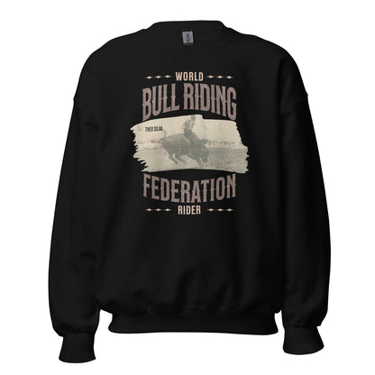 World Bull Riding Federation Rider Sweatshirt - The Bean Workshop - chestnut springs, elsie silver, reckless, sweater, sweatshirt, theo silva