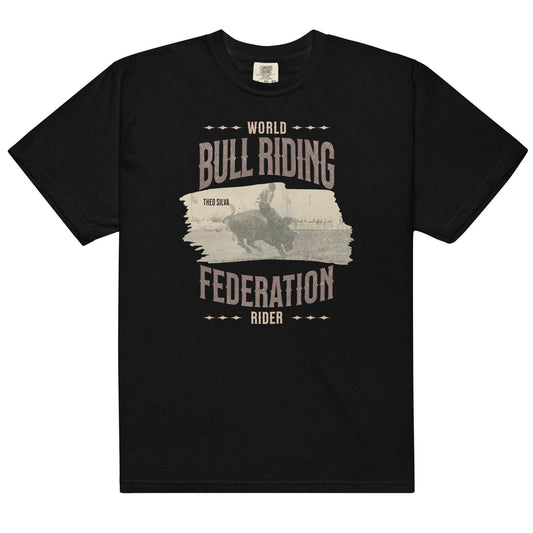 World Bull Riding Federation Rider Tee Shirt - The Bean Workshop - box tee, chestnut springs, elsie silver, reckless, theo silva