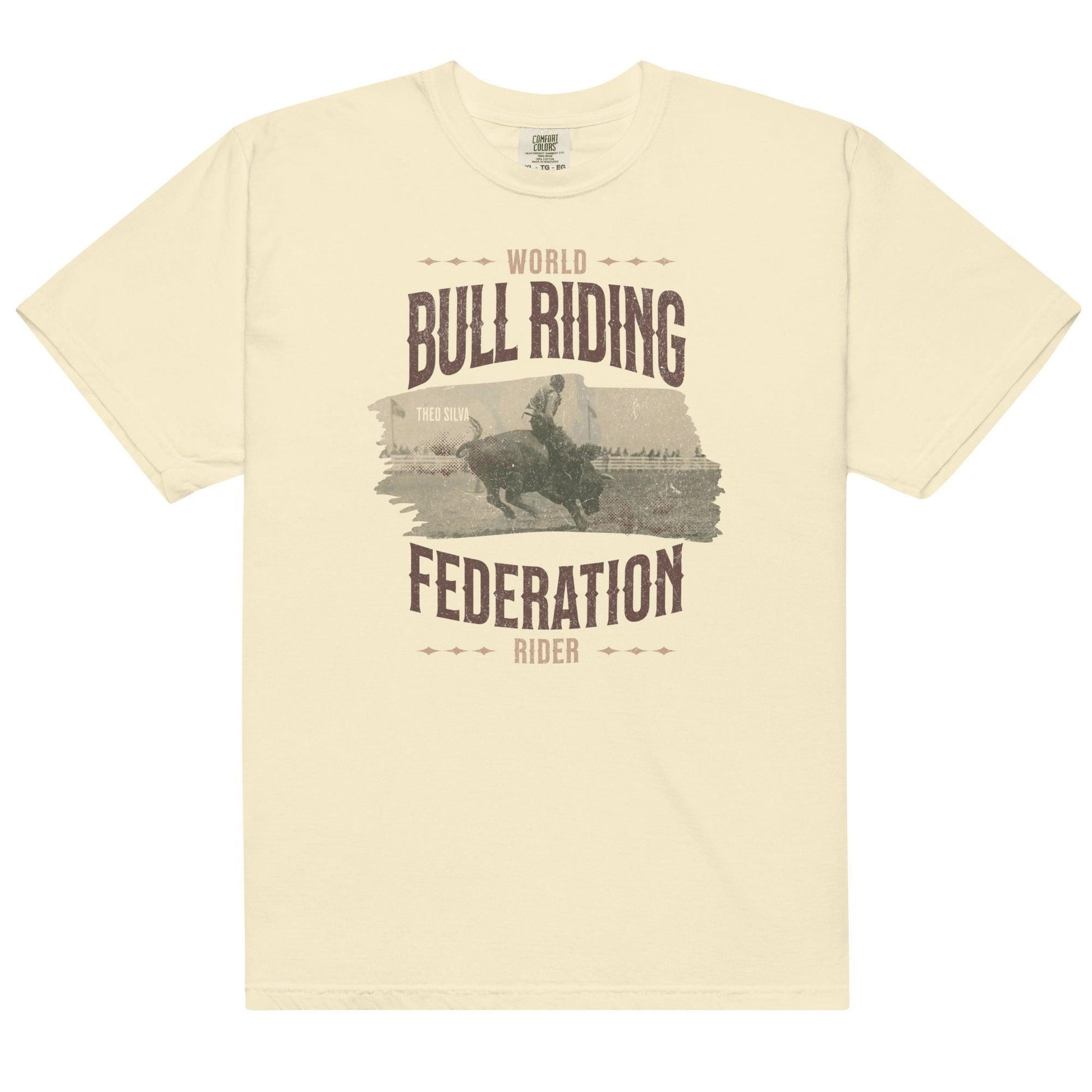 World Bull Riding Federation Rider Tee Shirt - The Bean Workshop - box tee, chestnut springs, elsie silver, reckless, theo silva