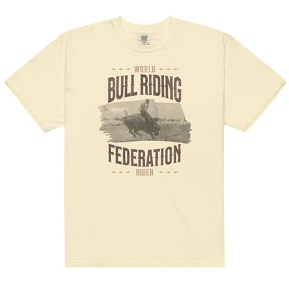 World Bull Riding Federation Rider Tee Shirt - The Bean Workshop - box tee, chestnut springs, elsie silver, reckless, theo silva