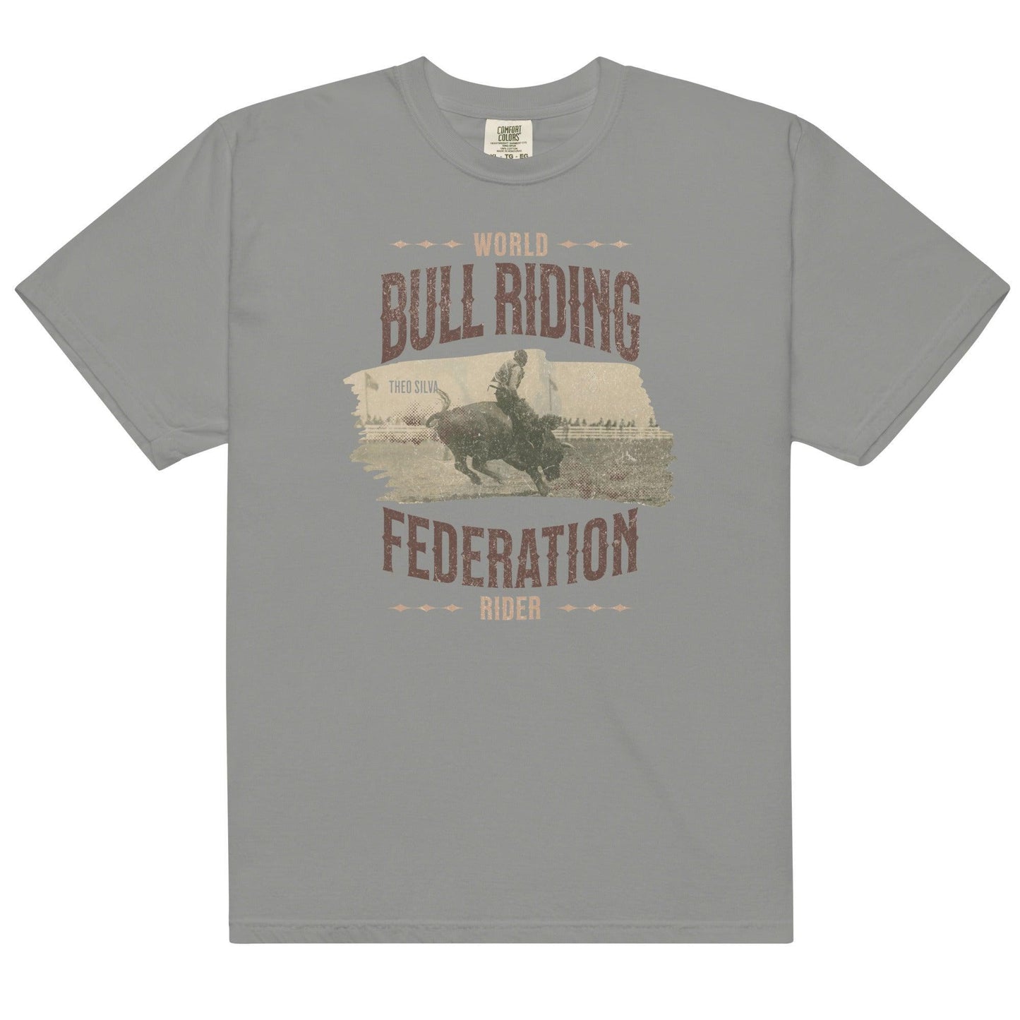 World Bull Riding Federation Rider Tee Shirt - The Bean Workshop - box tee, chestnut springs, elsie silver, reckless, theo silva