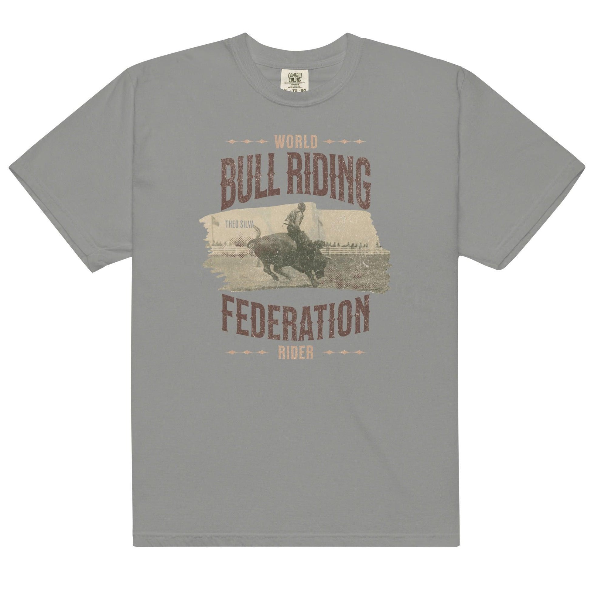 World Bull Riding Federation Rider Tee Shirt - The Bean Workshop - box tee, chestnut springs, elsie silver, reckless, theo silva