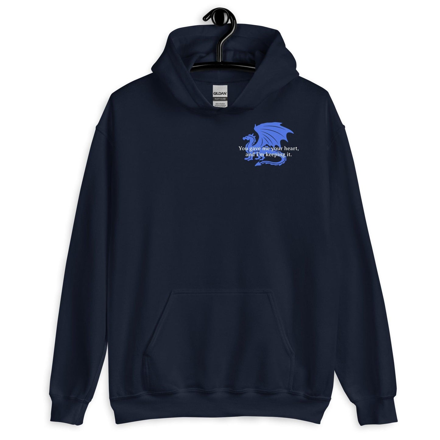 Xaden Riorson Dragon Relic Hoodie - The Bean Workshop - fourth wing, hoodie, rebecca yarros, xaden riorson