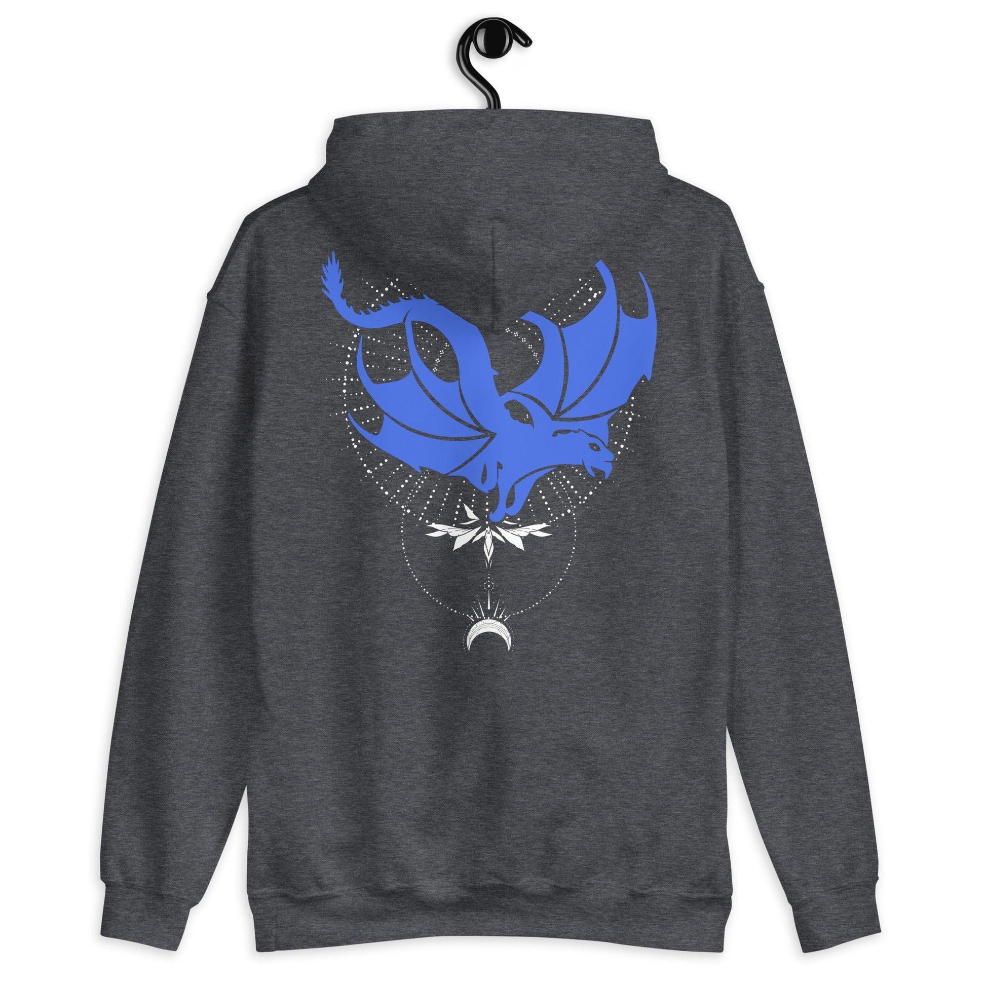 Xaden Riorson Dragon Relic Hoodie - The Bean Workshop - fourth wing, hoodie, rebecca yarros, xaden riorson