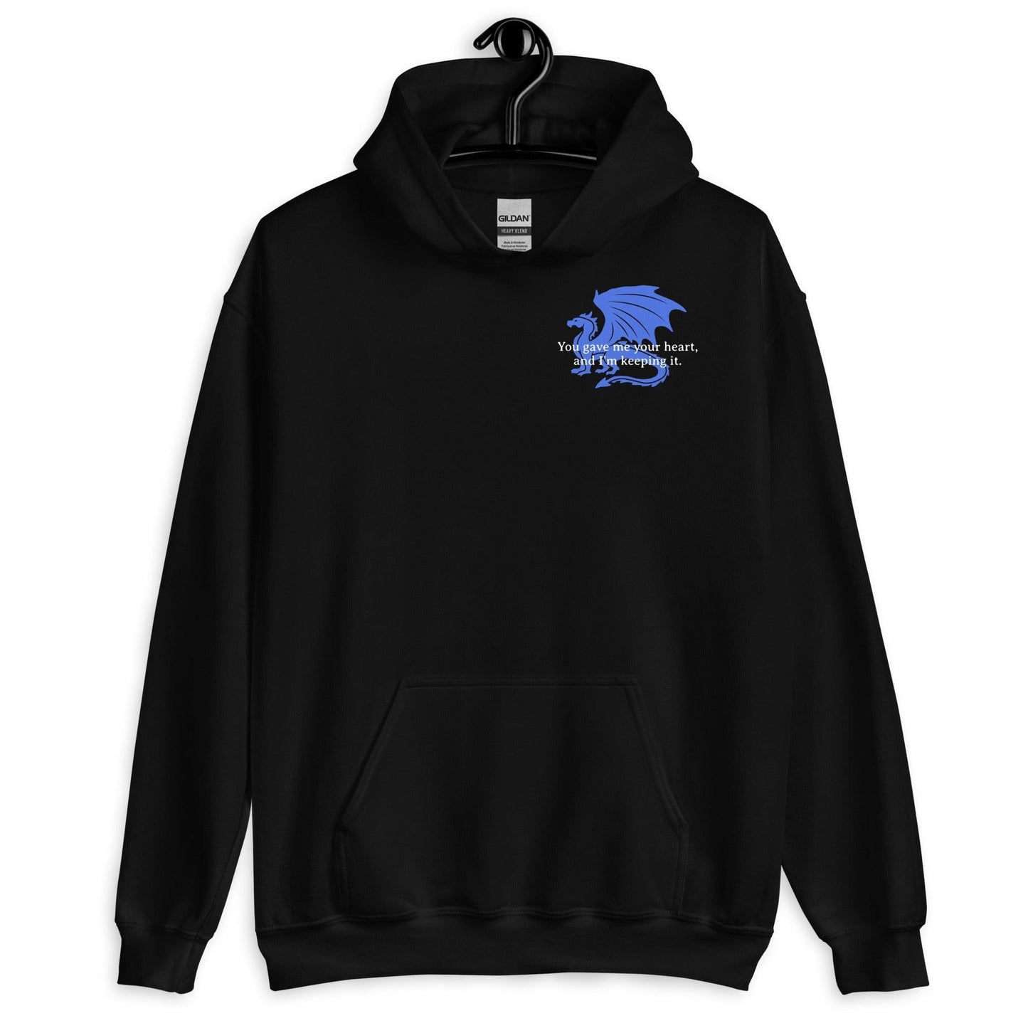 Xaden Riorson Dragon Relic Hoodie - The Bean Workshop - fourth wing, hoodie, rebecca yarros, xaden riorson