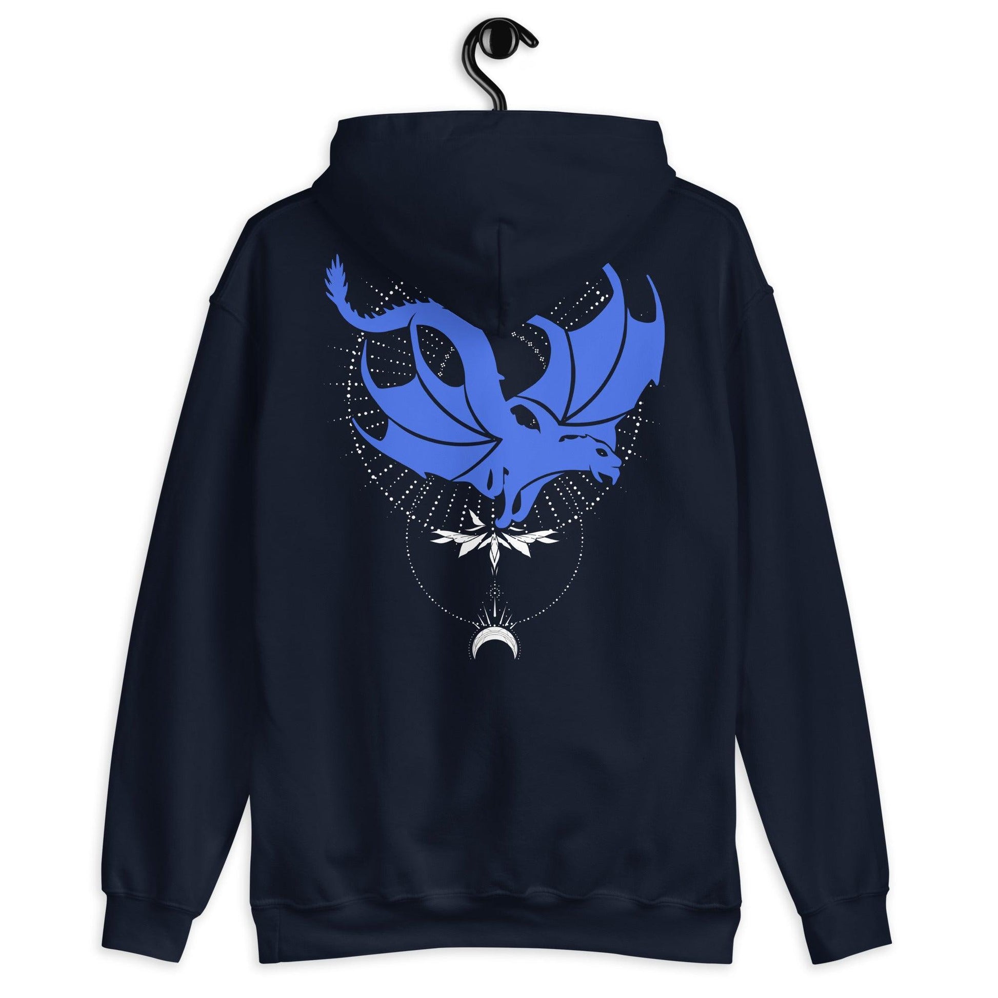 Xaden Riorson Dragon Relic Hoodie - The Bean Workshop - fourth wing, hoodie, rebecca yarros, xaden riorson