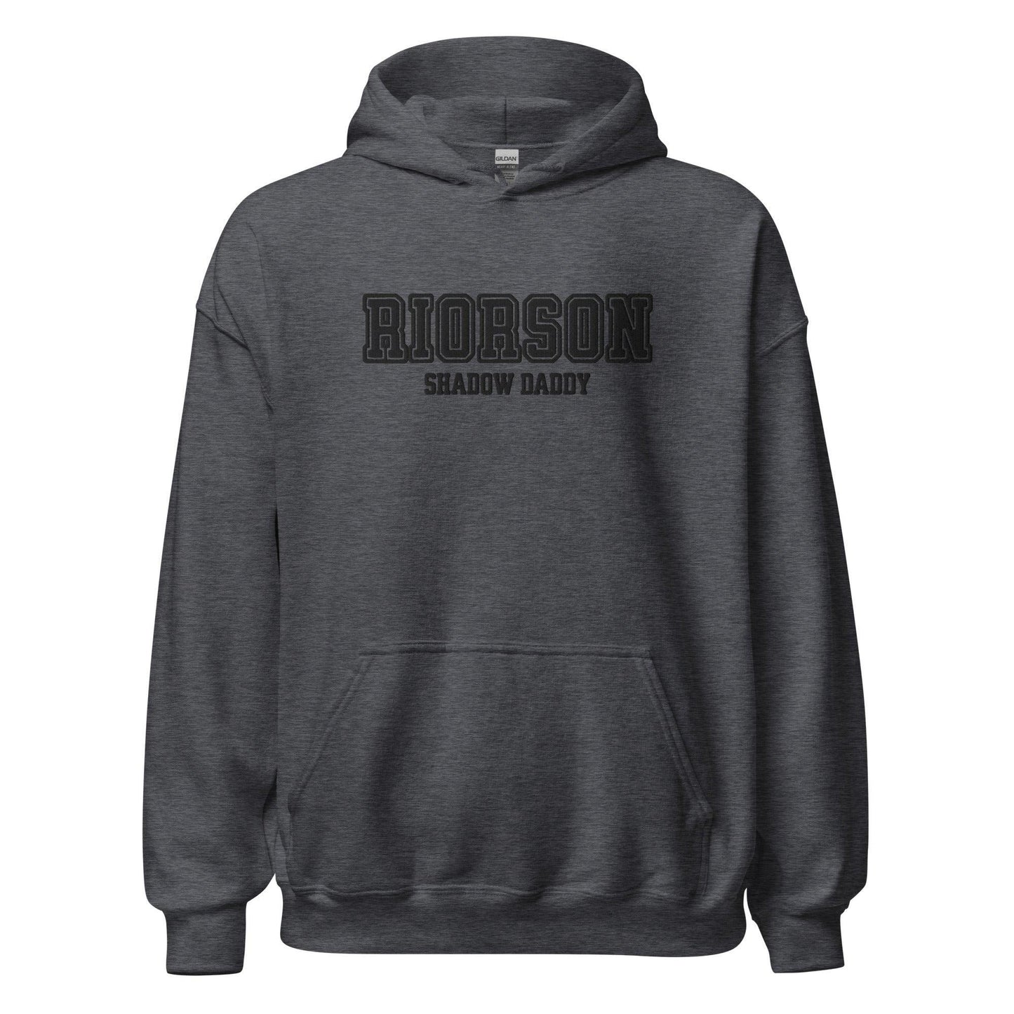 Xaden Riorson Shadow Daddy Embroidered Hoodie - The Bean Workshop - embroidered, fourth wing, hoodie, rebecca yarros, xaden riorson